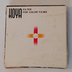 VINTAGE HOYA Filter for Color Films 55.0S UV Filter with Case